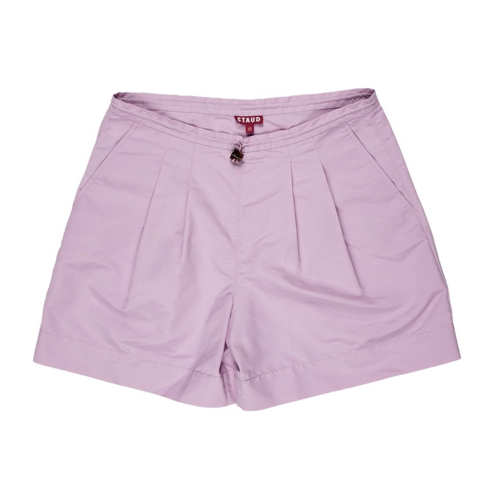 STAUD Purple Coconut Shorts